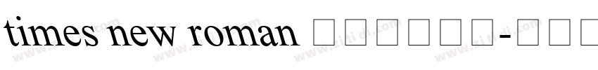 times new roman 粗体字体下载字体转换